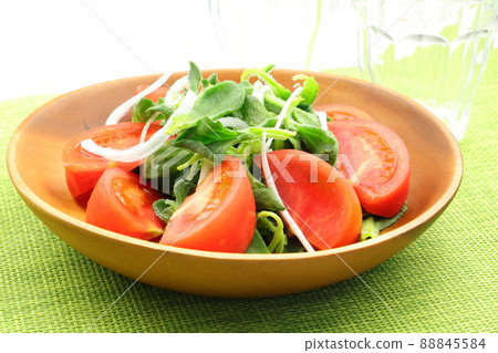 Ice plant and tomato salad Ice plant and tomato salad 88845584