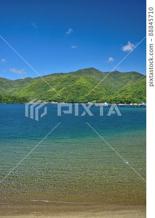 鮮綠色閃耀的奄美大島燒內灣 鮮綠色閃耀的奄美大島燒內灣 88845710