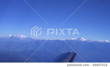Himalaya mountains seen from a scenic flight [Nepal] 88847818