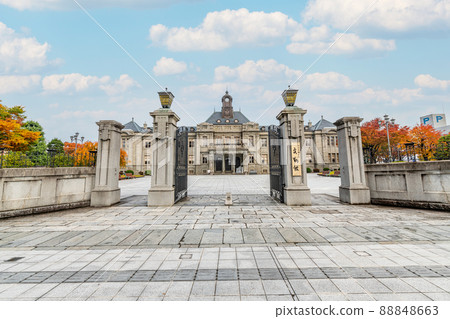 Yamagata City, Yamagata Prefecture, Yamagata Prefecture Folk Museum in fine weather, Bunshokan Yamagata City, Yamagata Prefecture, Yamagata Prefecture Folk Museum in fine weather, Bunshokan 88848663