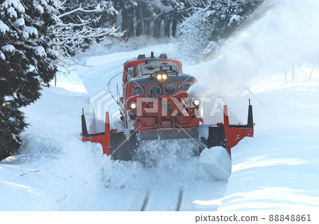 只見線魚沼田中越後須原JR東DD14-333(長岡)+DE10-1680(長岡)特雪 只見線魚沼田中越後須原JR東DD14-333(長岡)+DE10-1680(長岡)特雪 88848861
