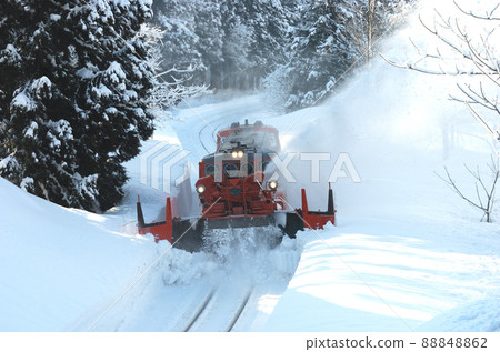 只見線魚沼田中越後須原JR東DD14-333(長岡)+DE10-1680(長岡)特雪 只見線魚沼田中越後須原JR東DD14-333(長岡)+DE10-1680(長岡)特雪 88848862