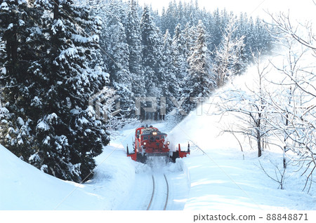 只見線魚沼田中越後須原JR東DD14-333(長岡)+DE10-1680(長岡)特雪 只見線魚沼田中越後須原JR東DD14-333(長岡)+DE10-1680(長岡)特雪 88848871