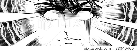 70 年代少女漫畫男英雄黑白插圖，一捏就變成白眼 88849469