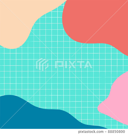 Hello Spring hand sketched background. vintage lettering banner poster template background 88850800