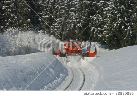 只見線上條入廣瀨JR東DD14-333（長岡）+DE10-1680（長岡）特雪 88850856