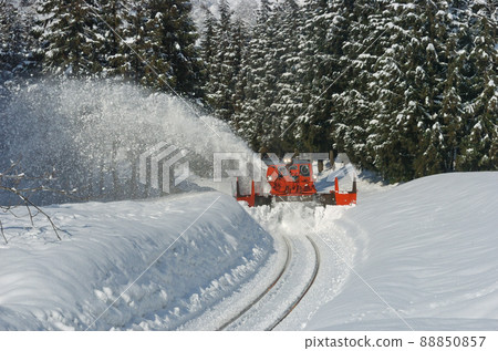 只見線上條入廣瀨JR東DD14-333（長岡）+DE10-1680（長岡）特雪 88850857