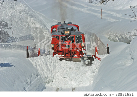 只見線入廣瀨-只見JE東日本DD14-333(長岡)+DE10-1680(長岡)特雪 只見線入廣瀨-只見JE東日本DD14-333(長岡)+DE10-1680(長岡)特雪 88851681