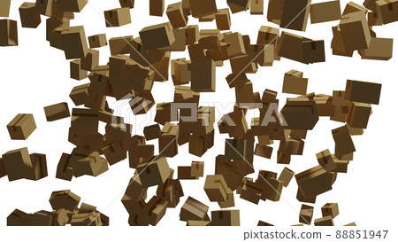 CG 許多散落的紙箱 88851947