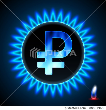 gas burner symbol of the Russian ruble gas burner symbol of the Russian ruble 88851968