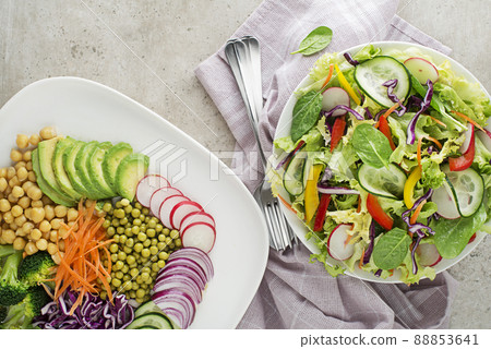 Vegetable salad Vegetable salad 88853641