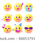漸變表情符號集 88853791
