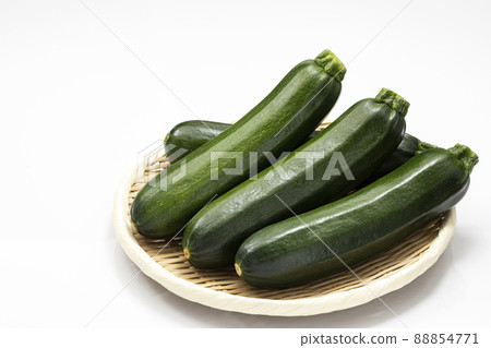 Zucchini on a colander 88854771