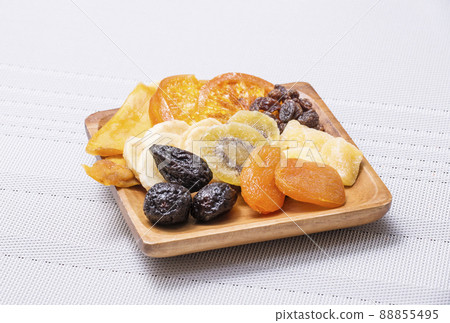 Dried fruit mix, health food, assorted dried fruits, assorted dried fruits, image material 88855495