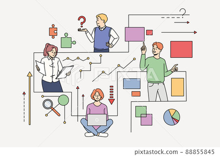 People connected in network look for information People connected in network look for information 88855845