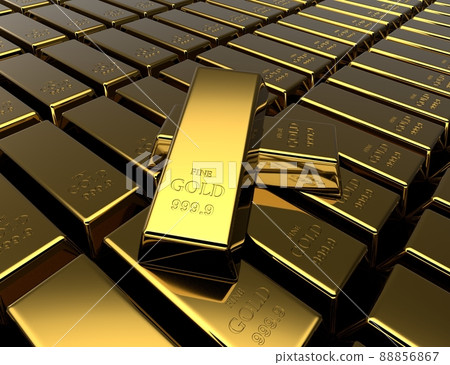 Golden bars background 88856867