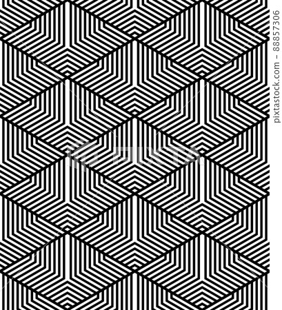 Abstract seamless geometric diamonds pattern. Abstract seamless geometric diamonds pattern. 88857306