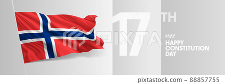 Norway happy constitution day greeting card, banner vector illustration Norway happy constitution day greeting card, banner vector illustration 88857755