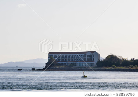 Very old and beautiful Japanese Shikoku building 88859796