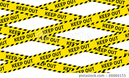 Barricade tape background 88860155