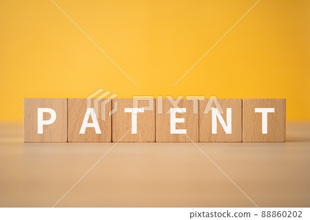 Image of patent | Building blocks with "PATENT" written on them 88860202