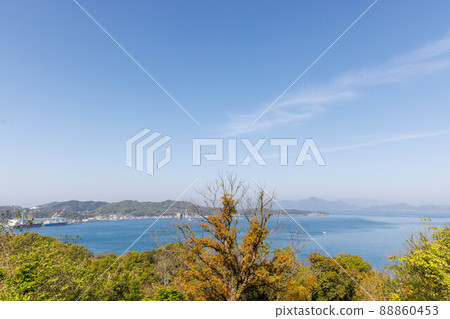 日本愛媛縣今治市小島和馬島的美麗風景 88860453