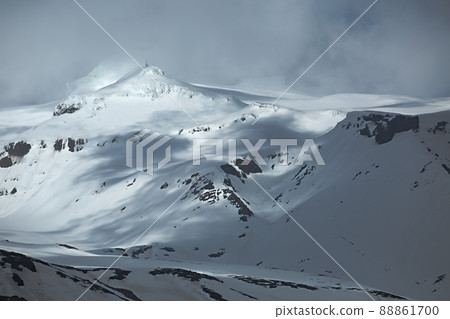 Volcano Ice Cap Eyjafjallajokull in Iceland Volcano Ice Cap Eyjafjallajokull in Iceland 88861700