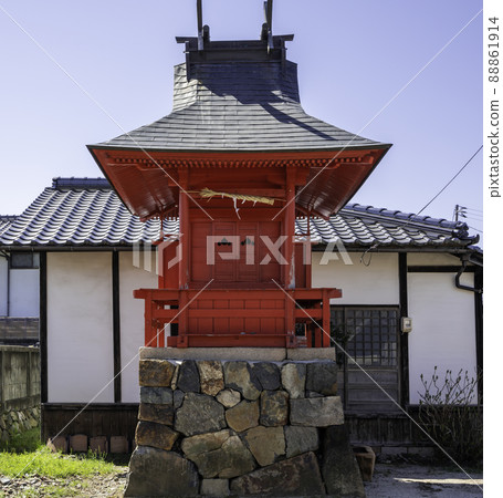 三好街景 澤倉稻中神社 廣島縣三好市 三好街景 澤倉稻中神社 廣島縣三好市 88861914