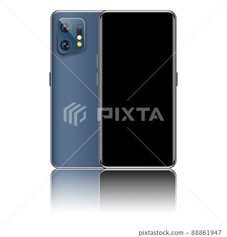 realistic smartphone device 88861947