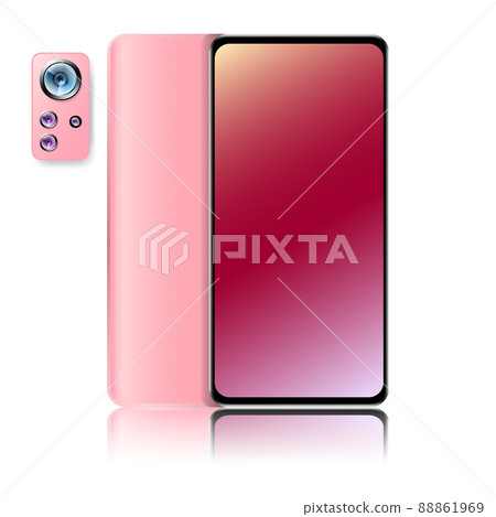 realistic smartphone device realistic smartphone device 88861969
