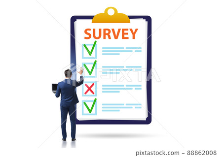 Survey questionnaire with tick boxes 88862008