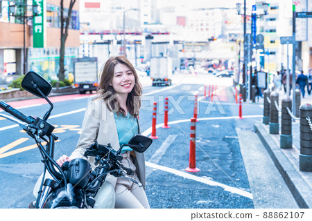 女商人和巡洋艦自行車澀谷 88862107
