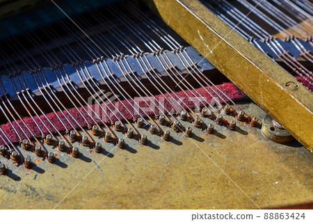 Old Piano Interior Parts 88863424