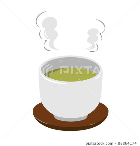 Green tea 3 steam 88864174