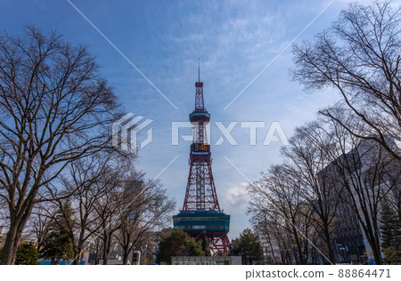 Sapporo TV Tower Urban Landscape Olympic Marathon Sapporo TV Tower Urban Landscape Olympic Marathon 88864471