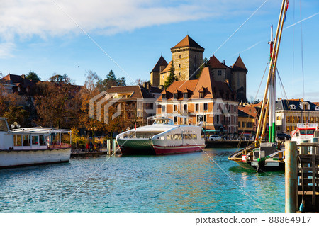 Townscape of Annecy, Haute-Savoie, France 88864917
