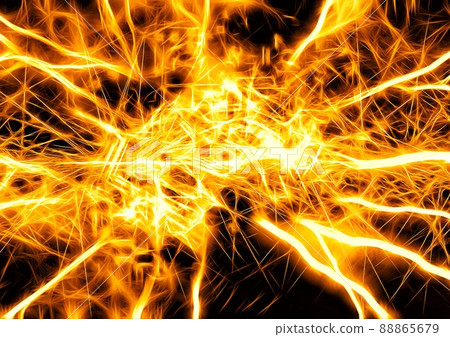 爆炸火花的插圖 88865679