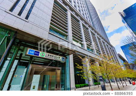 東京都三菱商事大廈千代田區丸之內街景 東京都三菱商事大廈千代田區丸之內街景 88866393