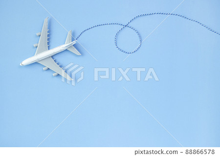 airplane and copy space 88866578
