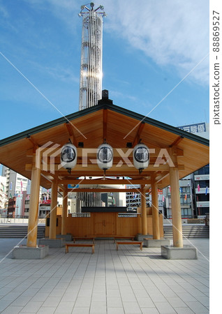 Mito Komon Lantern and Yagura Mito Komon Lantern and Yagura 88869527