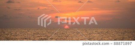sunset on the beach 88871897