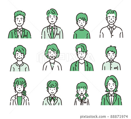 Person upper body 88871974