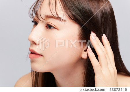 美麗年輕的日本女人 88872346