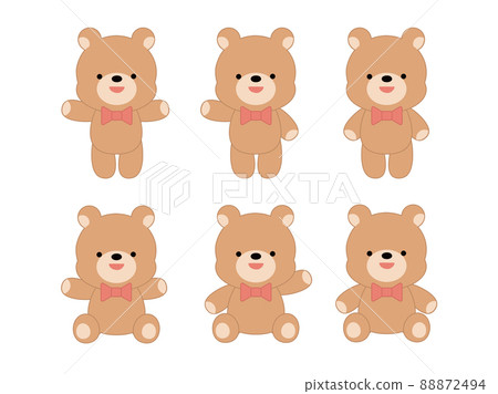 小熊（領結）全身套裝 88872494