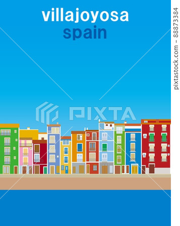 Villajoyosa Villajoyosa 西班牙旋轉旅行海報 Villajoyosa Villajoyosa 西班牙旋轉旅行海報 88873384
