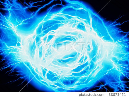 Abstract background with blue light swirling in the concept of science technology Abstract background with blue light swirling in the concept of science technology 88873451