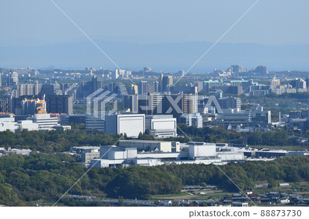 從神戶市西區神手町Mesuokayama看Seishin工業園區 88873730