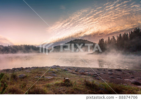 Shiroka polyana reservoir, Bulgaria, Rhodope Shiroka polyana reservoir, Bulgaria, Rhodope 88874706