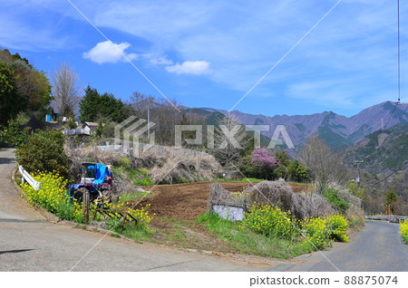 Village where you can see the Tanzawa Mountains << Hadano City >> 88875074