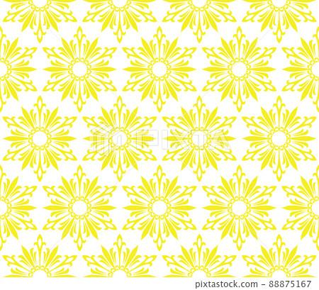 Abstract geometric pattern with lines, snowflakes.  88875167
